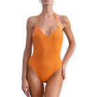 Costume da bagno intero Swan con scollatura posteriore Clara Aestas