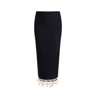 Gonna a tubino con pizzo Clara Aestas