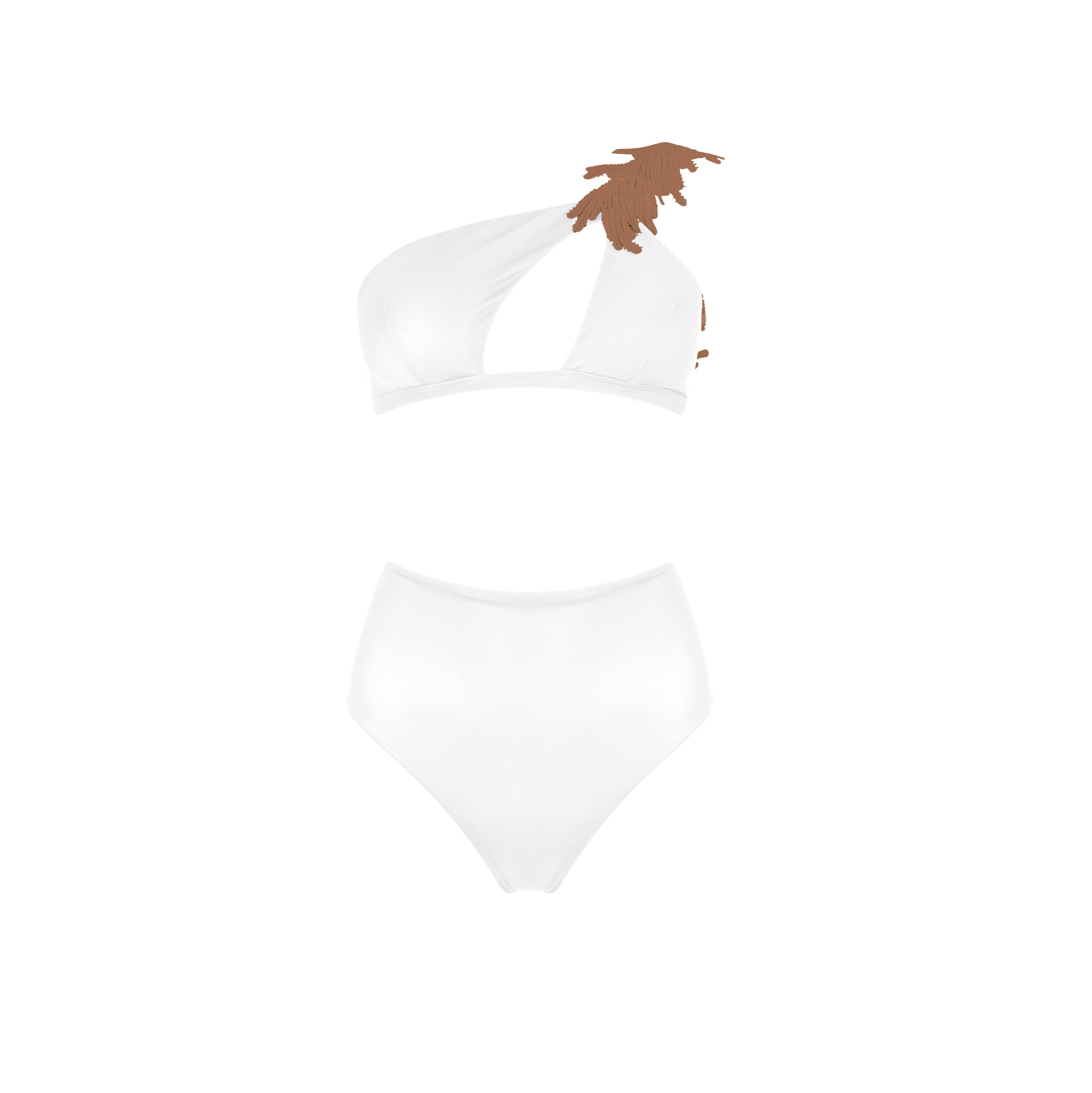 Bikini Monospalla con Pizzo Clara Aestas