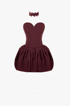 Abito bustier con scollatura a cuore Clara Aestas