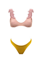 Bikini con top bralette e inserti in pizzo Clara Aestas