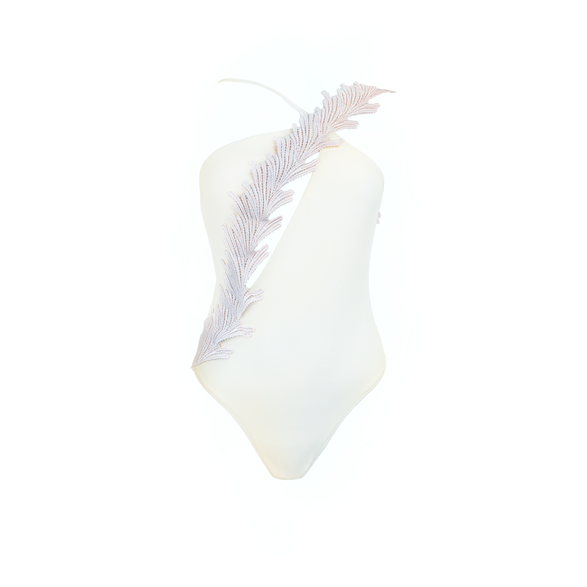 Costume da Bagno Intero Monospalla con Pizzo Clara Aestas