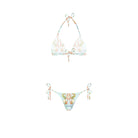 Bikini con top triangolo e disegno sirene Clara Aestas