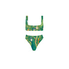 Bikini con top bralette disegno uccelli Clara Aestas