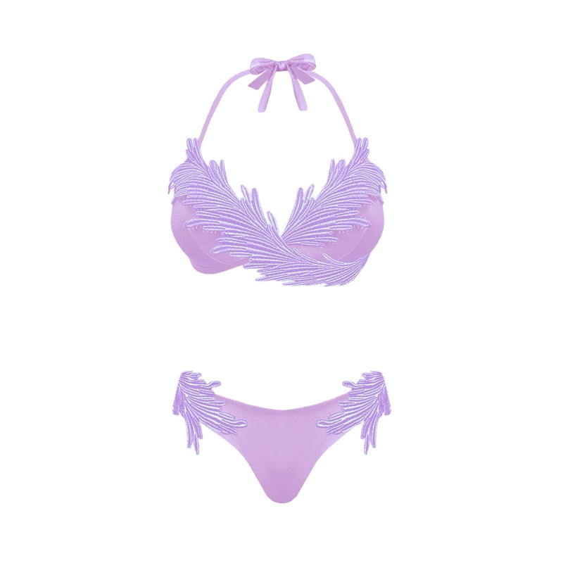 Flamingo bikini con top a triangolo