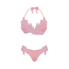 Flamingo bikini con top a triangolo Clara Aestas