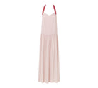 Abito in crepe con bretelle in pizzo Clara Aestas