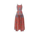 Abito in cotone fantasia cut out Clara Aestas