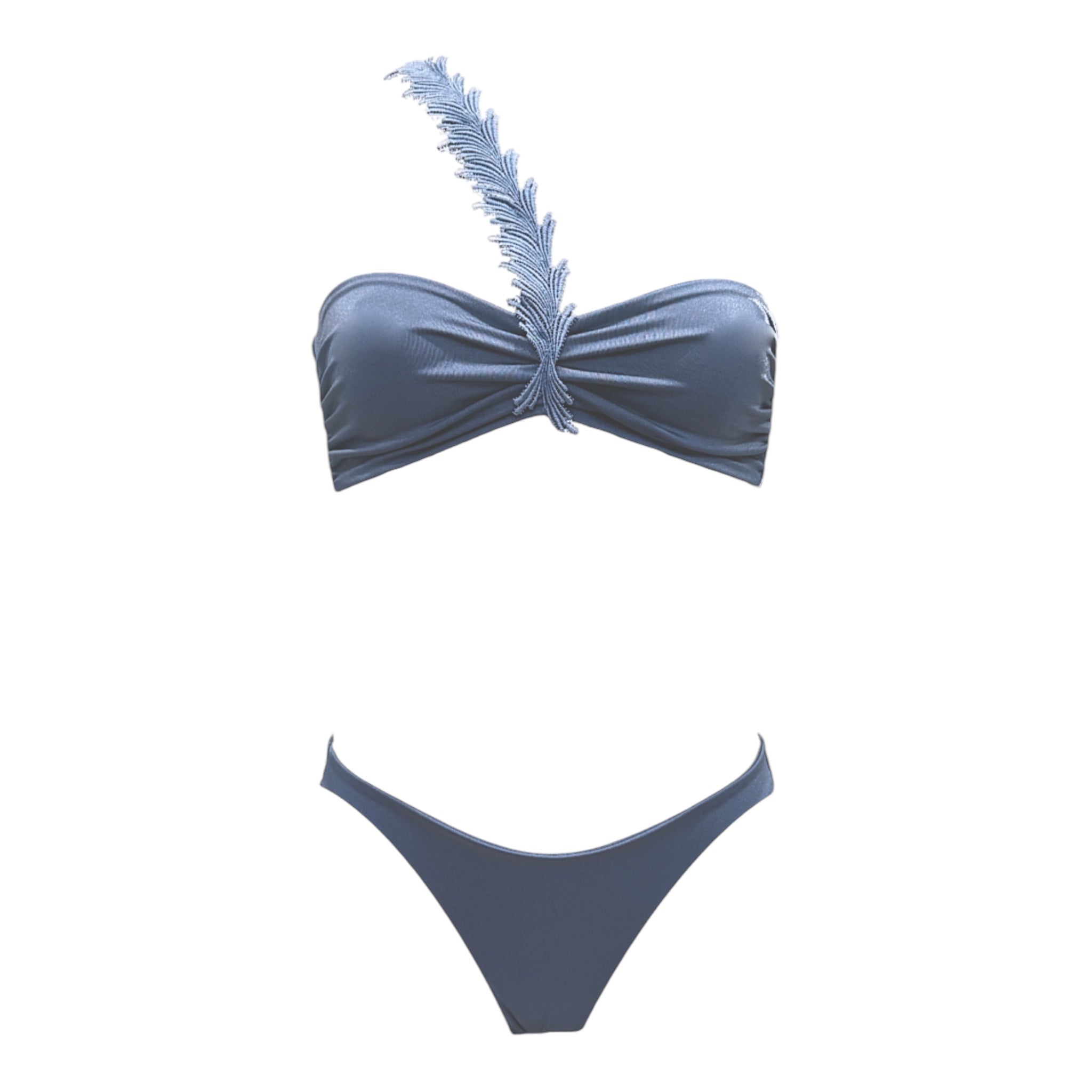 Bikini fascia con bretella monospalla Clara Aestas