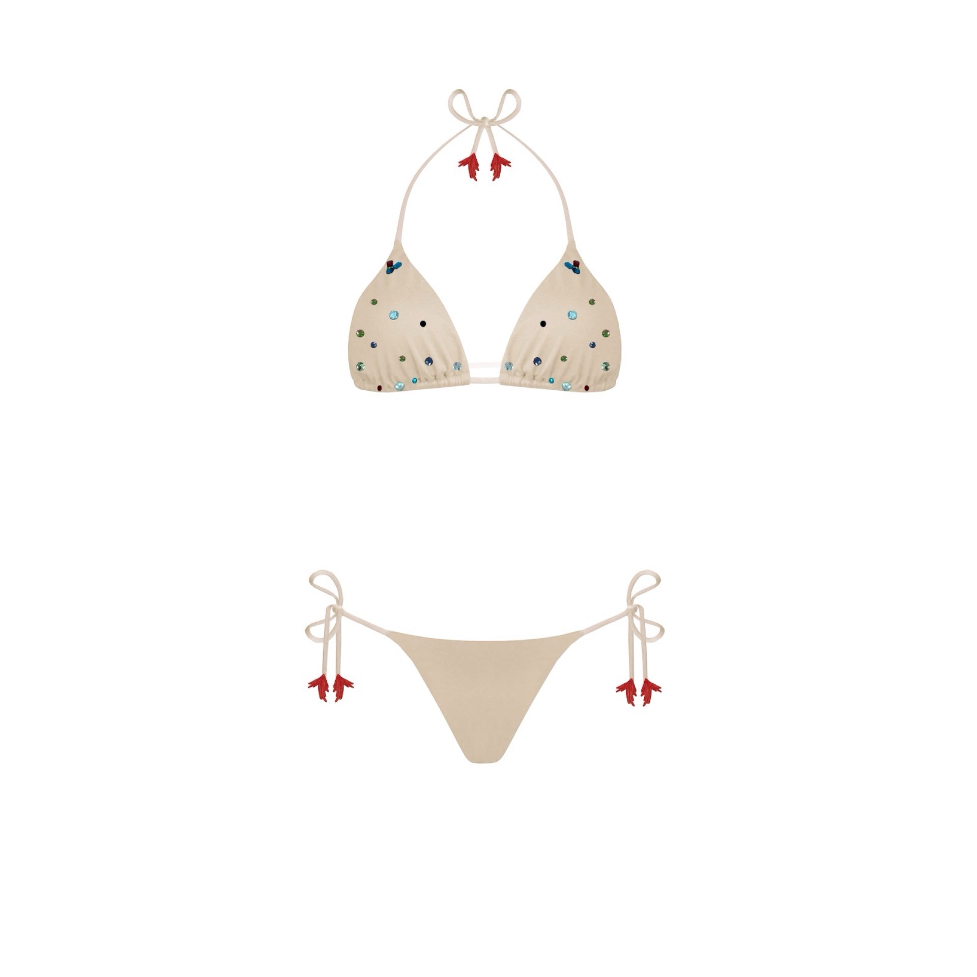 Crystal Bikini con top a triangolo Clara Aestas
