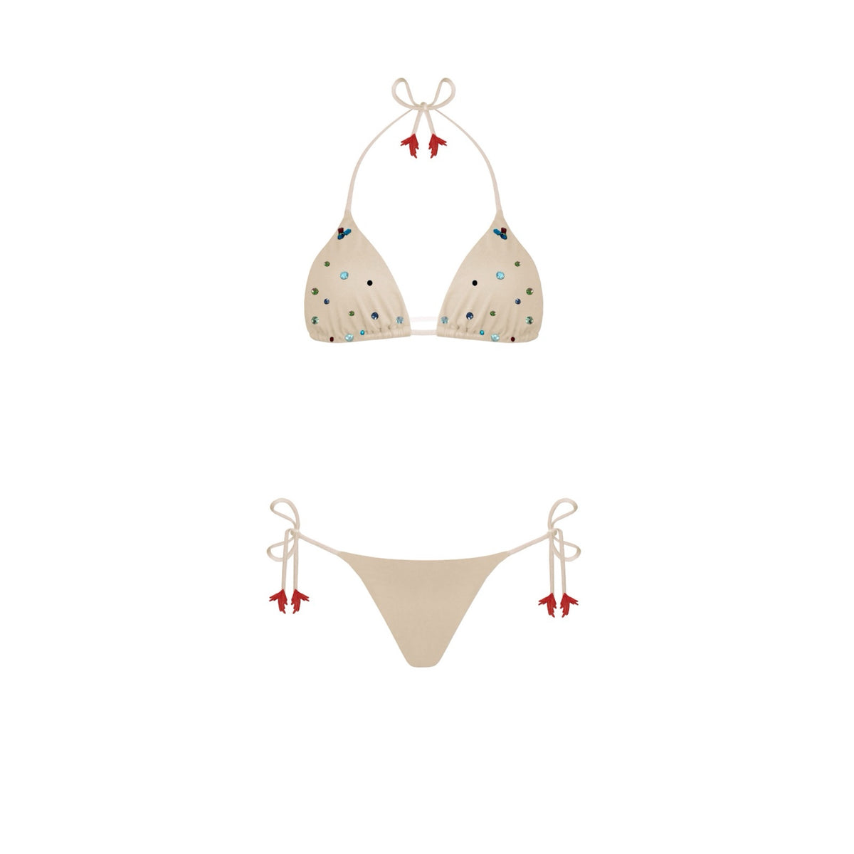 Crystal Bikini con top a triangolo